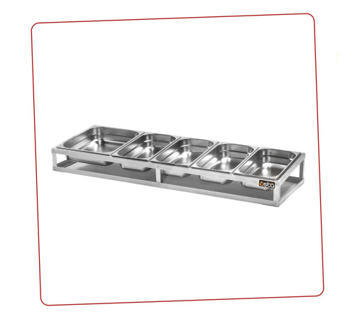 Подставка под гастроемкости открытая OSBA SC 4+1