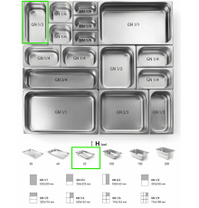 ГАСТРОЕМКОСТЬ CRAZY PAN GN1/3-65