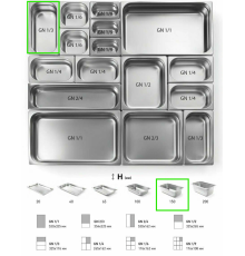 ГАСТРОЕМКОСТЬ CRAZY PAN GN1/3-150