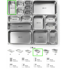 ГАСТРОЕМКОСТЬ CRAZY PAN GN1/3-100