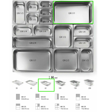 ГАСТРОЕМКОСТЬ CRAZY PAN GN1/1-65