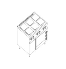 ПЛИТА 6 КОНФОРОЧН.900СЕР KOGAST ESK-T69/1-0