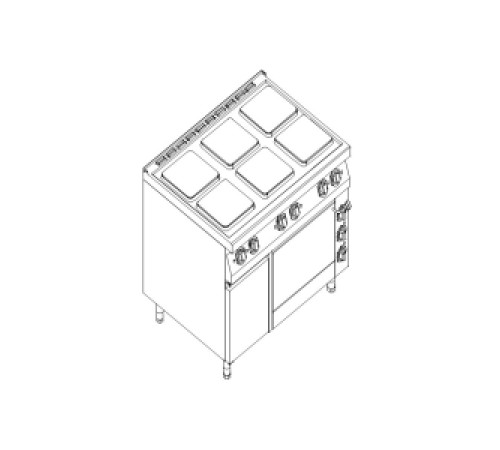 ПЛИТА 6 КОНФОРОЧН.900СЕР KOGAST ESK-T69/1-0