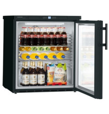 ШКАФ ХОЛОД.СО СТЕКЛОМ LIEBHERR FKUV 1613 ЧЁРНЫЙ