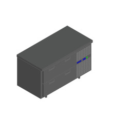 СТОЛ С ОХЛАЖД.ШКАФОМ HICOLD GN22/TN O