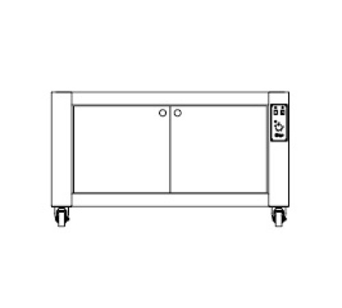 ШКАФ РАССТОЕЧНЫЙ ZANOLLI T POLIS 2S/CL 2MC/УВЛ