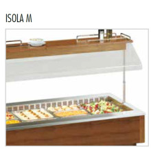 СТОЛ ШВЕД.ОХЛАЖД.ОСТРОВ. ISOLA 6 M СВЕТЛ.ОРЕХ