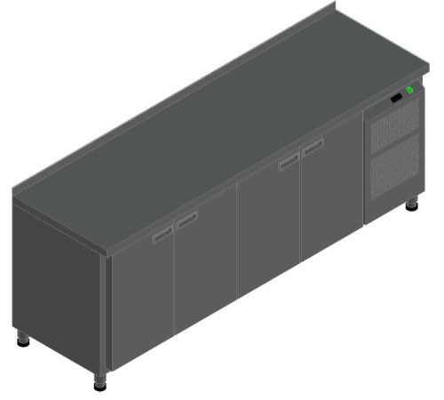 СТОЛ С ОХЛАЖД.ШКАФОМ HICOLD GN 1111 BR3 TN