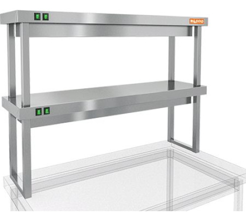 ПОЛКА ТЕПЛОВАЯ ДВУХЪЯРУСНАЯ HICOLD TP2-10/4