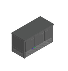 СТОЛ С ОХЛАЖД.ШКАФОМ HICOLD GNE111/TN О