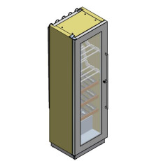 ШКАФ ВИННЫЙ ВЕНТ. MIAMI MEDIUM VT RF T СЕРЫЙ