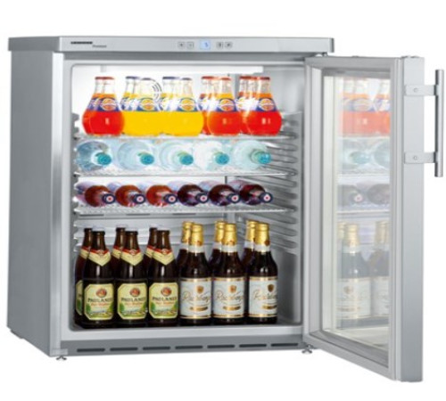 ШКАФ ХОЛОД.СО СТЕКЛОМ LIEBHERR FKUV 1663 НЕРЖ