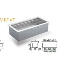 ПРИЛАВОК ХОЛОД. ENOFRIGO BASE PR V VT 1000 ВСТРАИВАЕМЫЙ