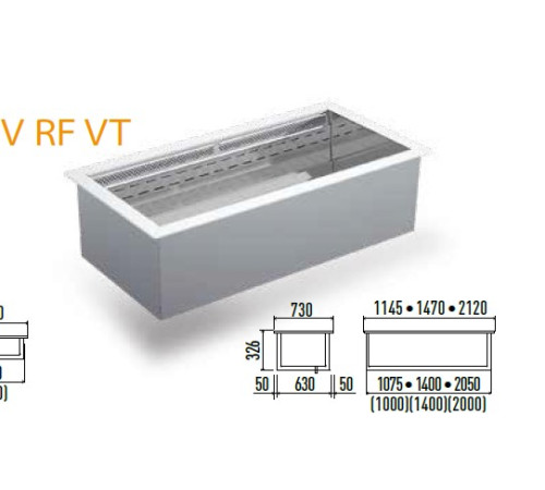 ПРИЛАВОК ХОЛОД. ENOFRIGO BASE PR V VT 1000 ВСТРАИВАЕМЫЙ