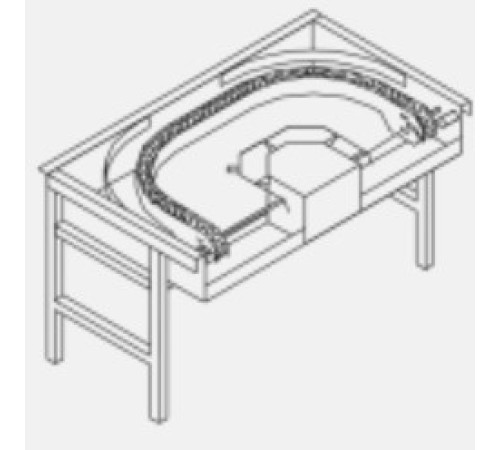 СТОЛ ПОВОРОТНЫЙ МЕХАНИЗИРОВАННЫЙ DIHR LC77/3