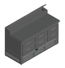 СТОЛ ДЛЯ ПИЦЦЫ HICOLD PZE1-222GN (1/3)