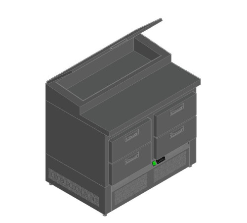 СТОЛ ДЛЯ ПИЦЦЫ HICOLD PZE1-22GN (1/3)