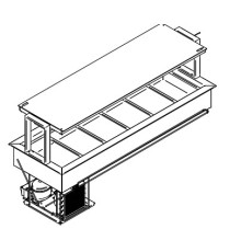 ПРИЛАВОК ХОЛОД. ENOFRIGO DOGE SVT FISSA 2000 RF ВСТР.