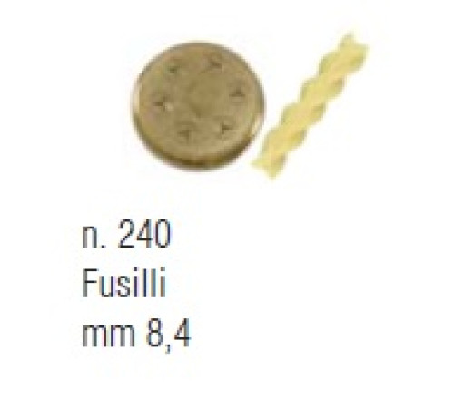 ПРЕСС-ФОРМА SIRMAN FUSILLI 8.4 MM ДЛЯ АППАРАТА SIRMAN SINFONIA 28184240