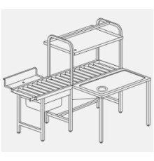 СТОЛ СОРТИРОВОЧНЫЙ МЕХАНИЗИРОВАННЫЙ DIHR RTC 18 DX