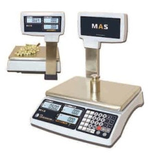 ВЕСЫ ЭЛЕКТРОННЫЕ ТОРГОВЫЕ СО СТОЙКОЙ MAS MR1-06P