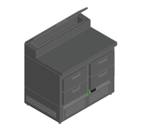 СТОЛ ДЛЯ ПИЦЦЫ HICOLD PZE2-22GN (1/6)