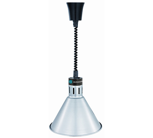 ЛАМПА ИНФРАКРАСНАЯ HURAKAN HKN-DL800 СЕРЕБР./ВЫСТ.