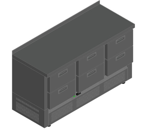 СТОЛ С ОХЛАЖД.ШКАФОМ HICOLD SNE 222/TN