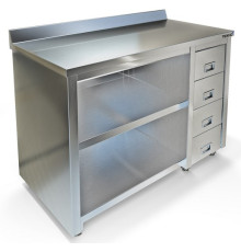 СТОЛ-ТУМБА СПС-937/1400 Л Б/ДВЕРЕЙ, ЯЩИКИ