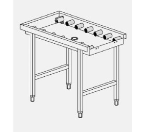 СТОЛ Д/ЧИСТ.ПОСУДЫ DIHR LC 96/1A РОЛИКОВЫЙ R