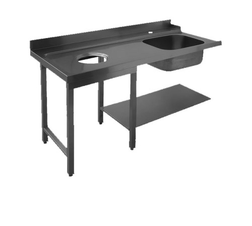 СТОЛ СОРТИРОВОЧНЫЙ 1500 ММ ЛЕВЫЙ APACH CHEF LINE L75447