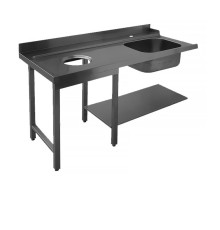 СТОЛ СОРТИРОВОЧНЫЙ 1500 ММ ПРАВЫЙ APACH CHEF LINE L75442