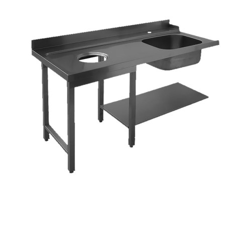 СТОЛ СОРТИРОВОЧНЫЙ 1800 ММ ПРАВЫЙ APACH CHEF LINE L75443