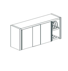 ПОЛКА НАСТЕННАЯ ЗАКРЫТАЯ APACH CHEF LINE LCW106DDSD