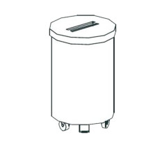 ТЕЛЕЖКА ДЛЯ МУСОРА APACH CHEF LINE LWBP75