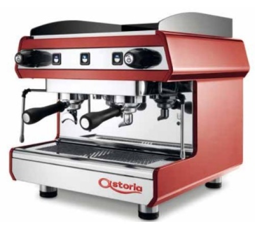 КОФЕВАРКА ASTORIA AEP/2 TANYA R КРАСНЫЙ/СТАЛЬ