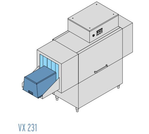 МАШИНА Д/МОЙКИ ЯЩИКОВ DIHR VX 231 DX+DR94+HR10
