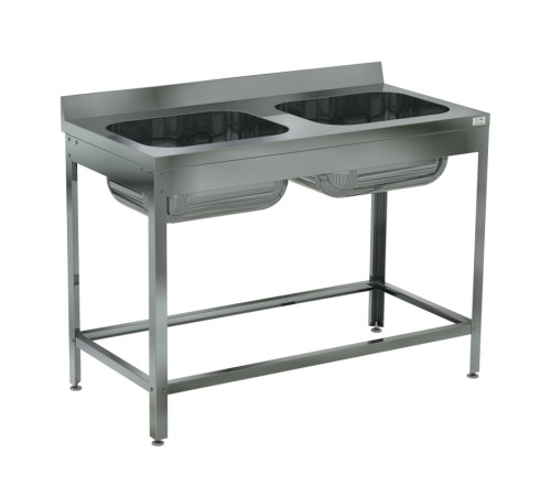 ВАННА МОЕЧНАЯ ЦЕЛЬНОТЯНУТАЯ ВМЦ/2-120/70/430