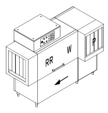 МАШИНА ПОСУДОМОЕЧНАЯ DIHR RX 184 LC SX