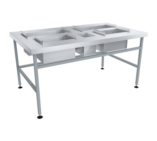 СТОЛ Д/ДООЧИСТКИ КАРТОФЕЛЯ СРОД-1350х800х700