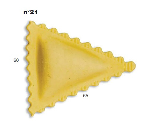 ШТАМП Д/РАВИОЛИ ДЛЯ НАСАДКИ LA MONFERRINA MULTIPASTA ТРЕУГОЛЬНИК 60Х65 ММ 21