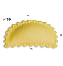 ШТАМП Д/РАВИОЛИ ДЛЯ НАСАДКИ LA MONFERRINA MULTIPASTA ПОЛУМЕСЯЦ 66Х36 ММ 39