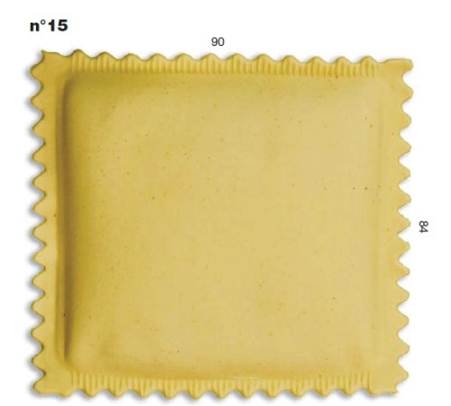 ШТАМП Д/РАВИОЛИ ДЛЯ НАСАДКИ LA MONFERRINA MULTIPASTA БОЛЬШОЙ КВАДРАТ 90Х84 ММ 15