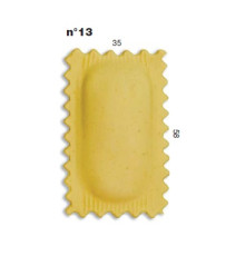 ШТАМП Д/РАВИОЛИ ДЛЯ НАСАДКИ LA MONFERRINA MULTIPASTA ПРЯМОУГОЛЬНИК 35Х58 ММ 13