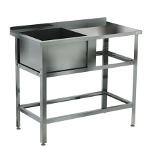 ВАННА МОЕЧНАЯ СВАРНАЯ ВМСБР/1-120/60/430 (ВАННА СПРАВА)