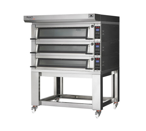 ПЕЧЬ ПОДОВАЯ С ПОДСТАВКОЙ БЕЗ НАПРАВЛЯЮЩИХ APACH BAKERY LINE E4LK6L DPBI-T