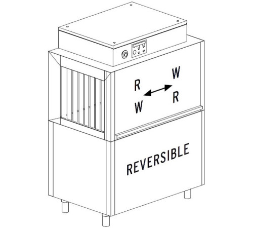 МАШИНА ПОСУДОМОЕЧНАЯ DIHR RX 101 E SX+DDE+XP