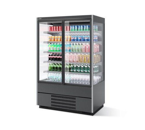 КОМПЛЕКТ ДВЕРЕЙ DOUBLE GLASS ДЛЯ ВИТРИНЫ BERG 125