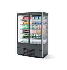 КОМПЛЕКТ ДВЕРЕЙ DOUBLE GLASS ДЛЯ ВИТРИНЫ BERG 190 (RAL7016M)