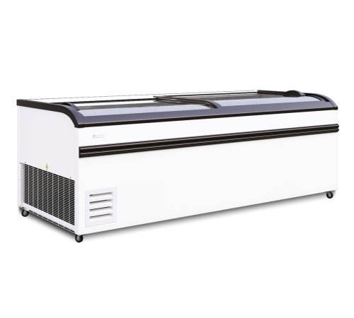 БОНЕТА МОРОЗИЛЬНАЯ FROSTOR F 2100 ВЕ С ГНУТЫМ СТЕКЛОМ